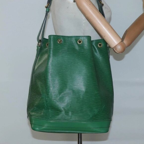 LOUIS VUITTON Epi Noe Shoulder Bag Green M44004 LV Auth bs27263 - Picture 3 of 16